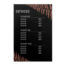 Mauve Ferns - Business Services & Price List