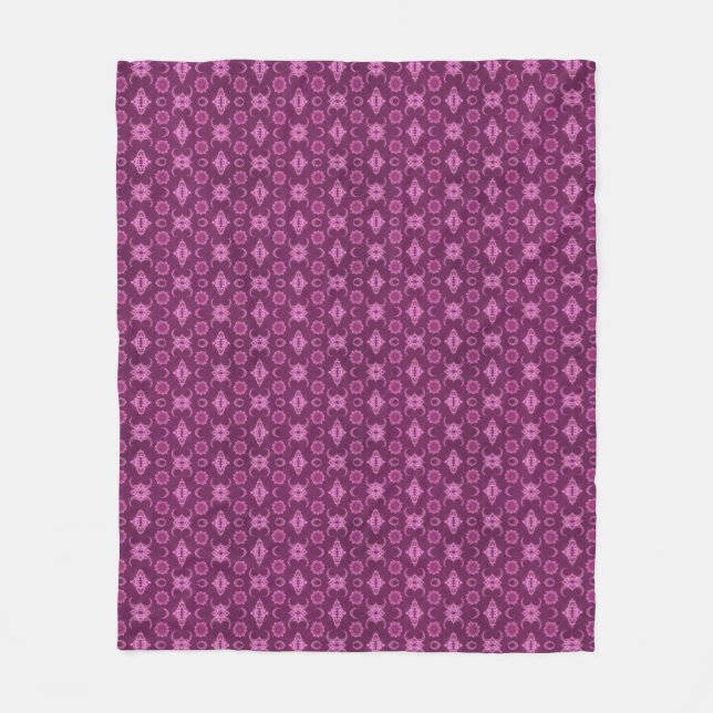 Mauve for you fleece blanket (Front)
