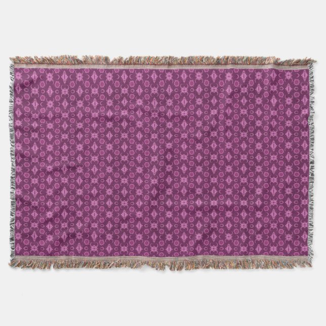 Mauve for you throw blanket (Front)