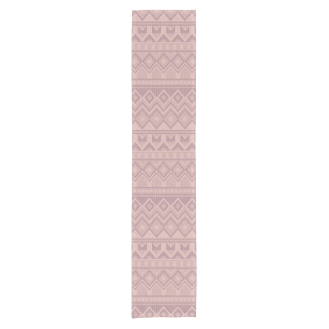 Mauve gio short table runner (Front)