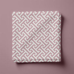 Mauve Greek Key Pattern Fabric