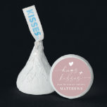 Mauve Hugs & Kisses From The New Mr. & Mrs Wedding Hershey®'s Kisses®<br><div class="desc">Hugs & Kisses Dusty Mauve New Mr. & Mrs. Wedding Personalized Hershey's Kisses® Favors. This modern wedding or any event custom candies are simple and minimal with a plain solid background color and trendy signature calligraphy script fonts. Shown in the new Wedding Color Palette. Also features a simple monogram on...</div>