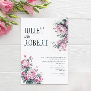 Mauve invitation