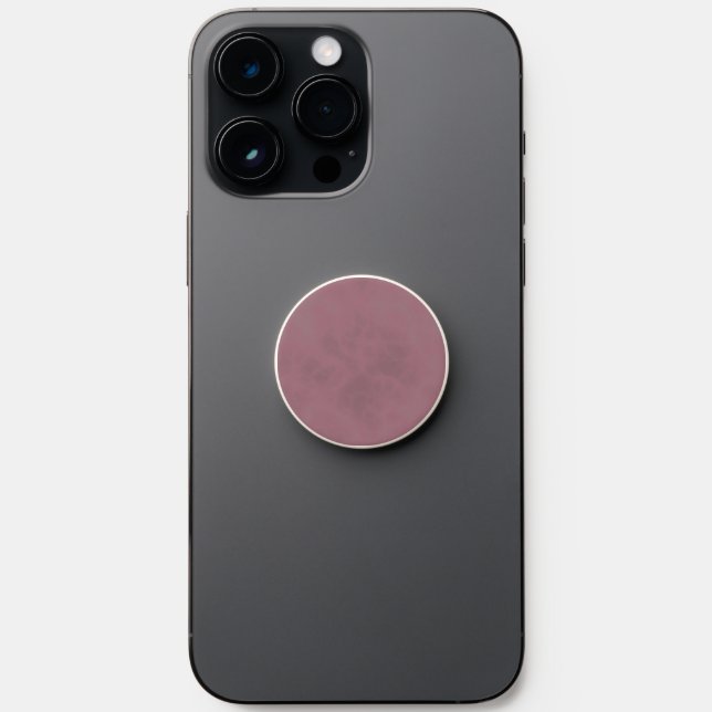 Mauve marble PopSocket (Front)