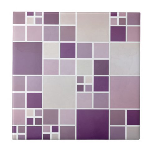 Mauve Decorative Ceramic Tiles | Zazzle