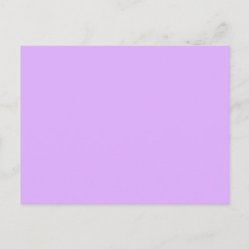 Mauve pale violet hex code e0b0ff postcard