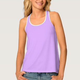 Mauve, pale violet hex code e0b0ff tank top
