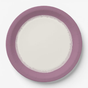 Mauve Paper Plates