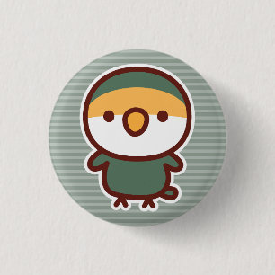 Mauve Peach-faced lovebird Button