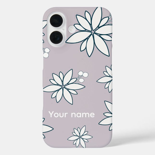 mauve phone case (Back)