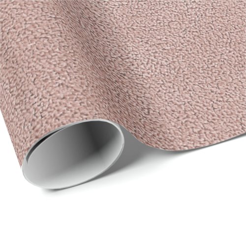 Mauve Pink Ultrasuede Look Wrapping Paper