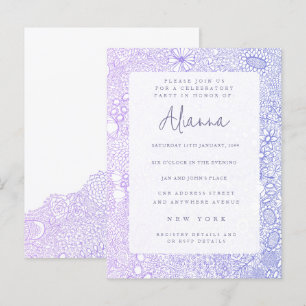 Mauve Purple Any Special Occasion Party Invite