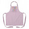Mauve Purple Personalized Apron Custom Text & Logo