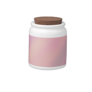 Mauve Soft Blush Pink 80s Candy Jar