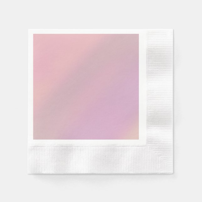 Mauve Soft Blush Pink 80s  Napkins (Front)