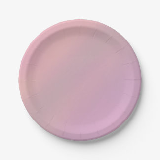 Mauve Soft Blush Pink 80s Paper Plates