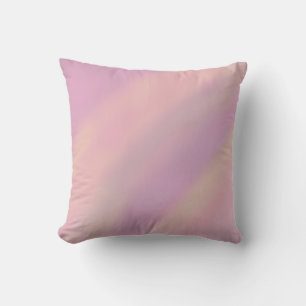 Mauve Soft Blush Pink Throw Pillow