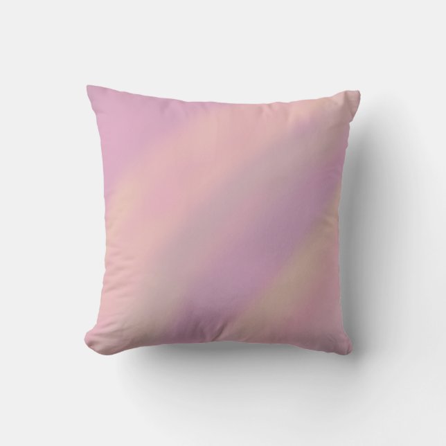 Mauve Soft Blush Pink Throw Pillow (Front)