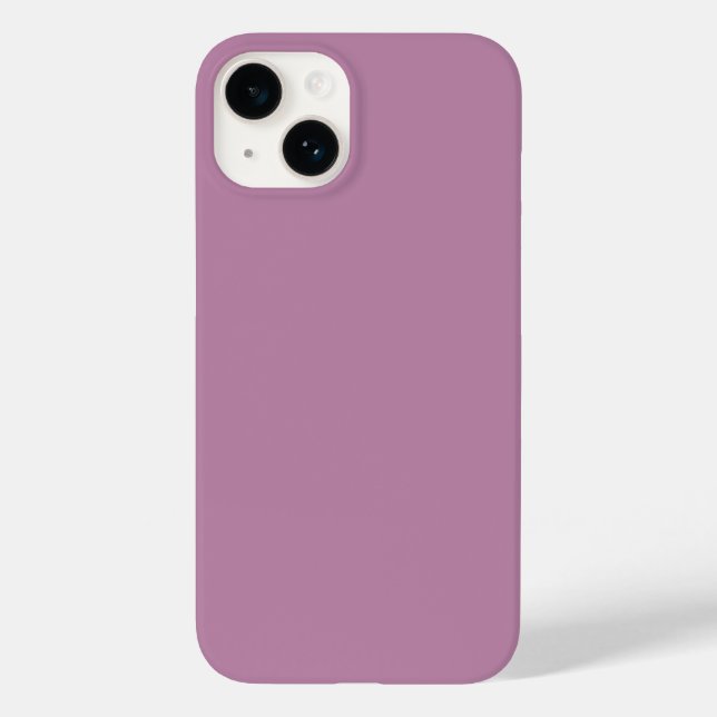 Mauve Solid Color Case-Mate iPhone Case (Back)