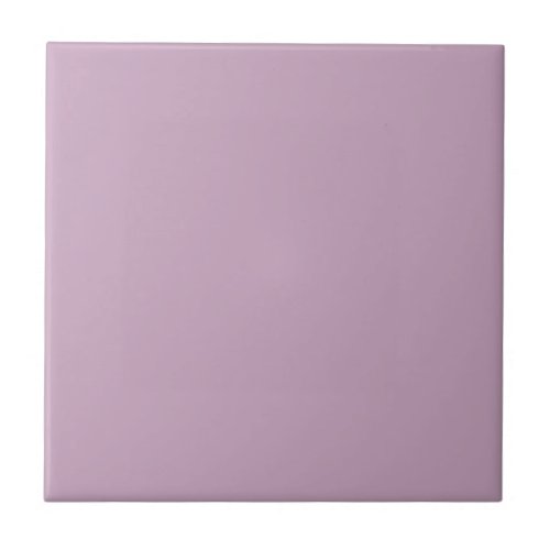 Mauve Solid Color Ceramic Tile