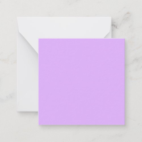 Mauve Solid Color Note Card