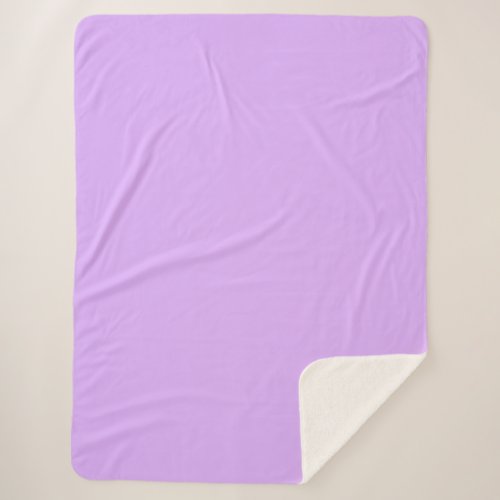 Mauve Solid Color Sherpa Blanket
