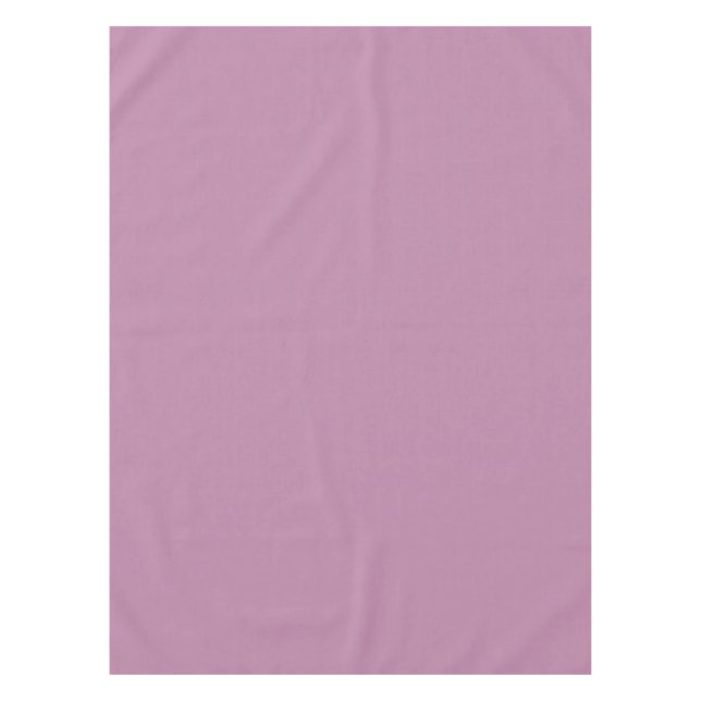 Mauve Solid Color Tablecloth (Front)