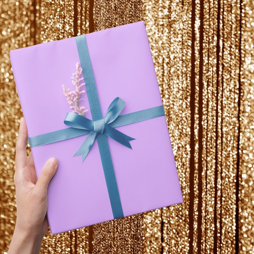 Mauve Solid Color Wrapping Paper
