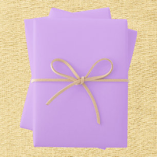 Mauve Solid Color Wrapping Paper Sheets