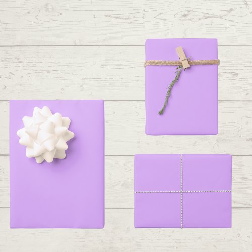 Mauve Solid Color Wrapping Paper Sheets