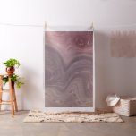 Mauve Strata | Dusty Pink and Rose Gold Agate Fabric