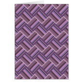 Mauve stripes diagonal weave pattern (Front)