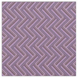 Mauve stripes double weave pattern fabric