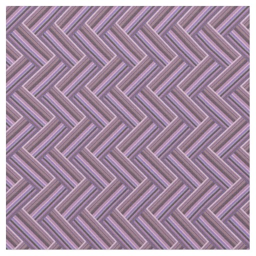 Mauve stripes double weave pattern fabric