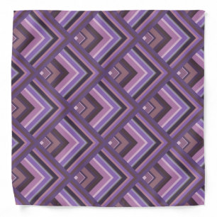 Mauve stripes scale pattern bandana