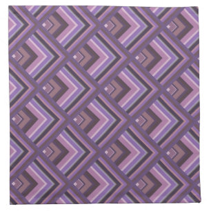 Mauve stripes scale pattern napkin
