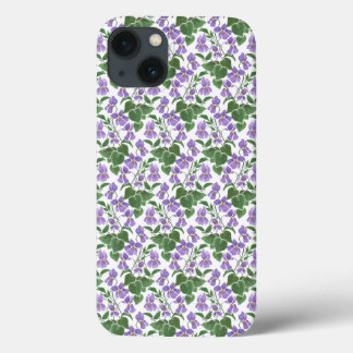 Mauve Violets on White Floral iPhone 6 Xtreme Case
