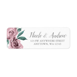 Mauve Bridal Wedding Shower Supplies Zazzle