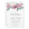 Mauve Watercolor Roses Floral Wedding Invitations
