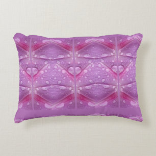 Mauve With Pink Accent Pillow