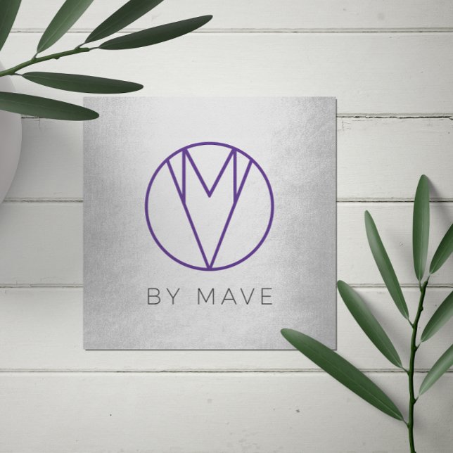 Mave Gray Ombre Business Card 1c (Creator Uploaded)