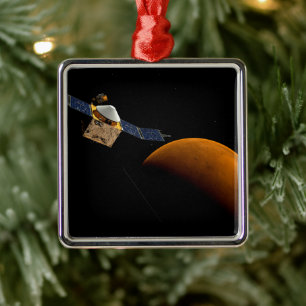 Maven Spacecraft. Metal Ornament