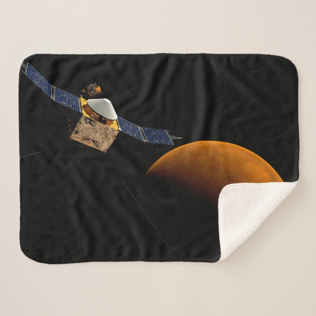 Maven Spacecraft. Sherpa Blanket (Front (Horizontal))