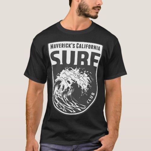 Mavericks California Surf Souvenir Surfing Vacat T_Shirt