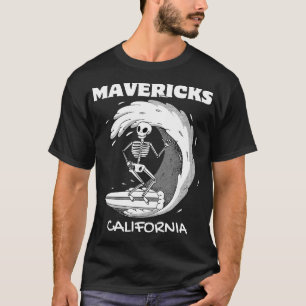 MAVERICKS CALIFORNIA Surf Vintage Retro Surfing T-Shirt