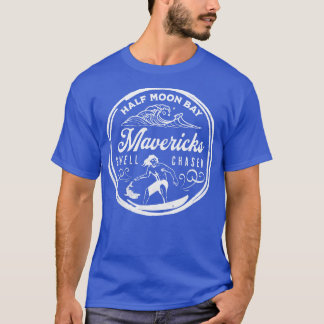 Mavericks Half Moon Bay California Big Wave Surfin T-Shirt