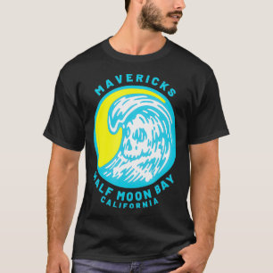 Mavericks Half Moon Bay Surfing T-Shirt