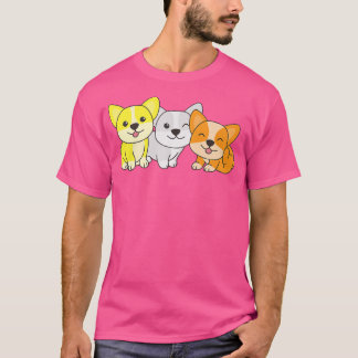Maverique Flag Pride Lgbtq Dogs Maverique Corgi110 T-Shirt