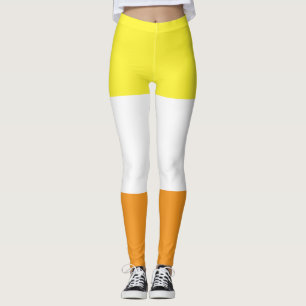 Maverique Flag Yellow Orange White Striped LGBT Leggings
