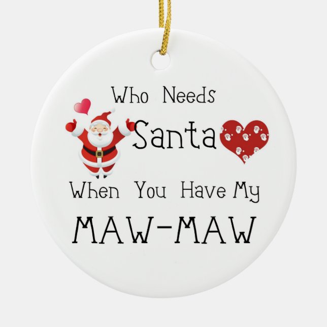 MAW-MAW PHOTO CHRISTMAS ORNAMENT TEMPLATE (Front)